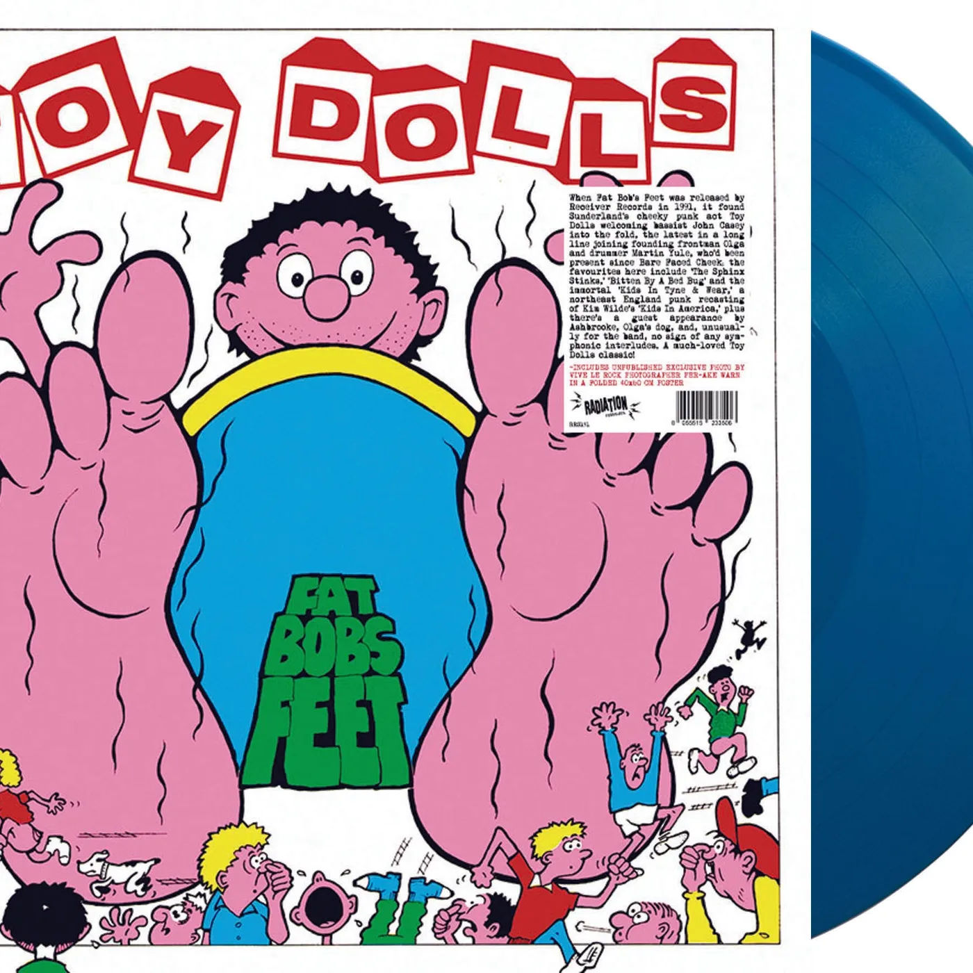 The Toy Dolls LP - Fat Bobs Feet (Coloured Vinyl) (+Poster)