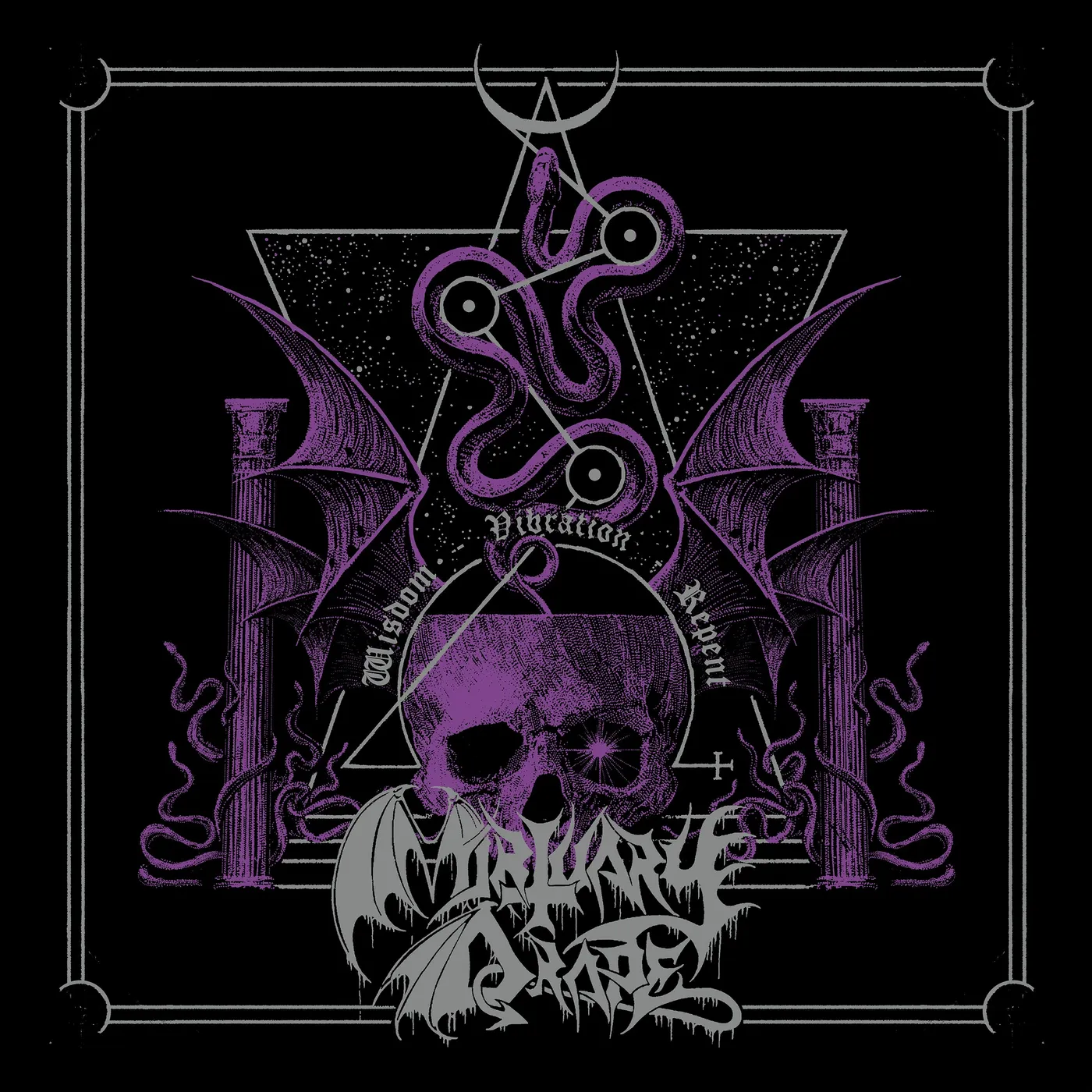 Mortuary Drape LP - Wisdom - Vibration - Repent (Vinyl)