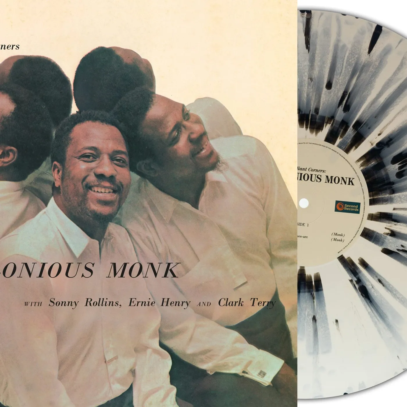 Thelonious Monk LP - Brilliant Corners (White/Black Splatter Vinyl)