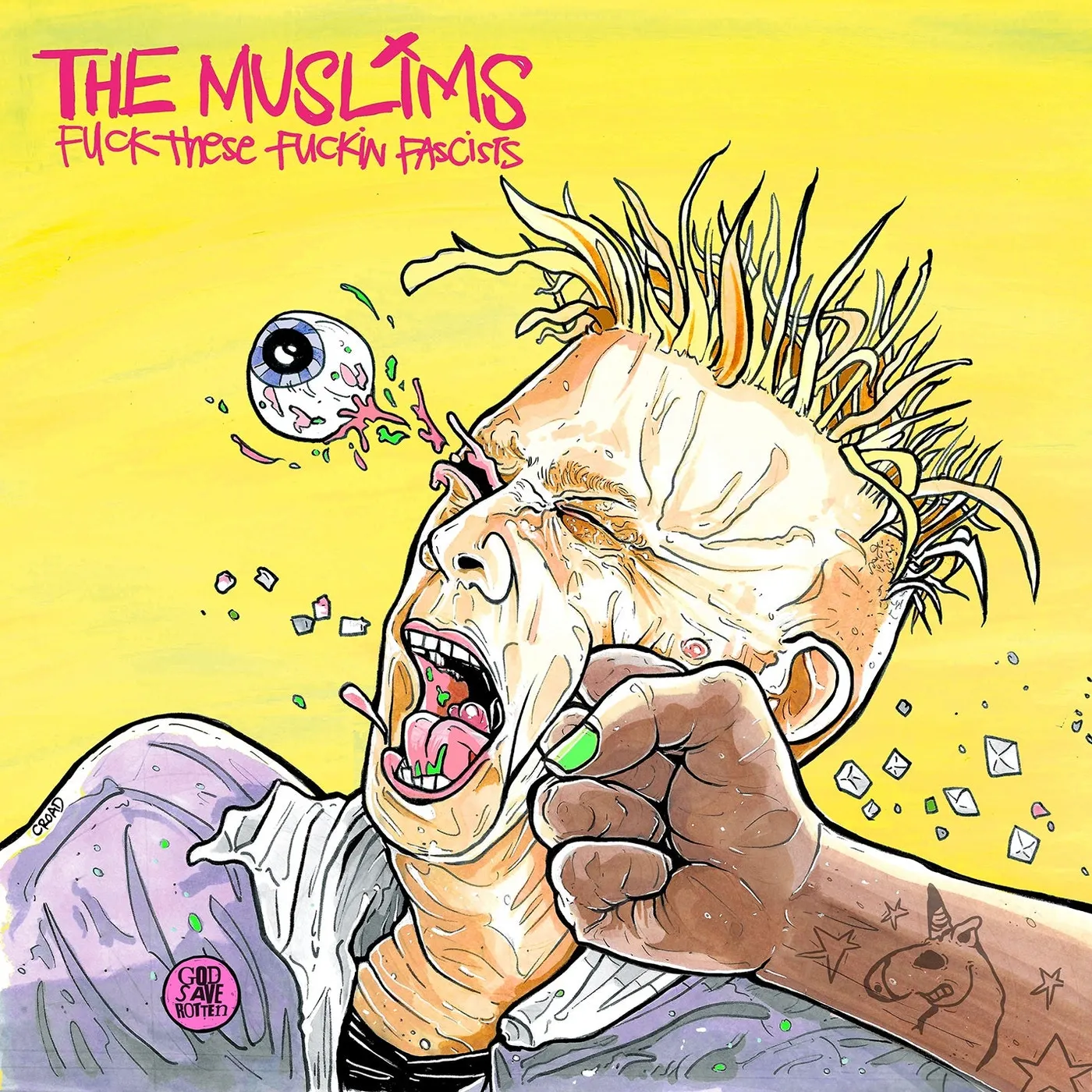 The Muslims LP - Fuck These Fuckin Fascists (Vinyl)