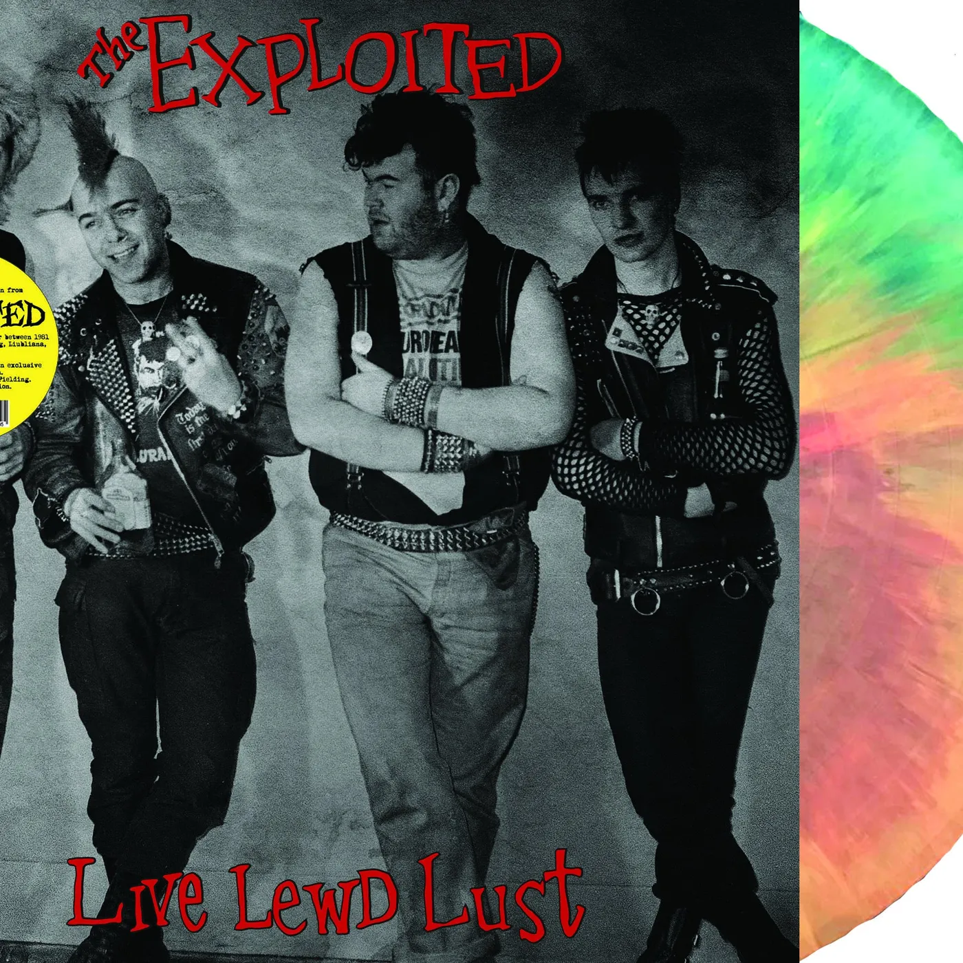 The Exploited LP - Live Lewd Lust (Multi-Colour Vinyl)