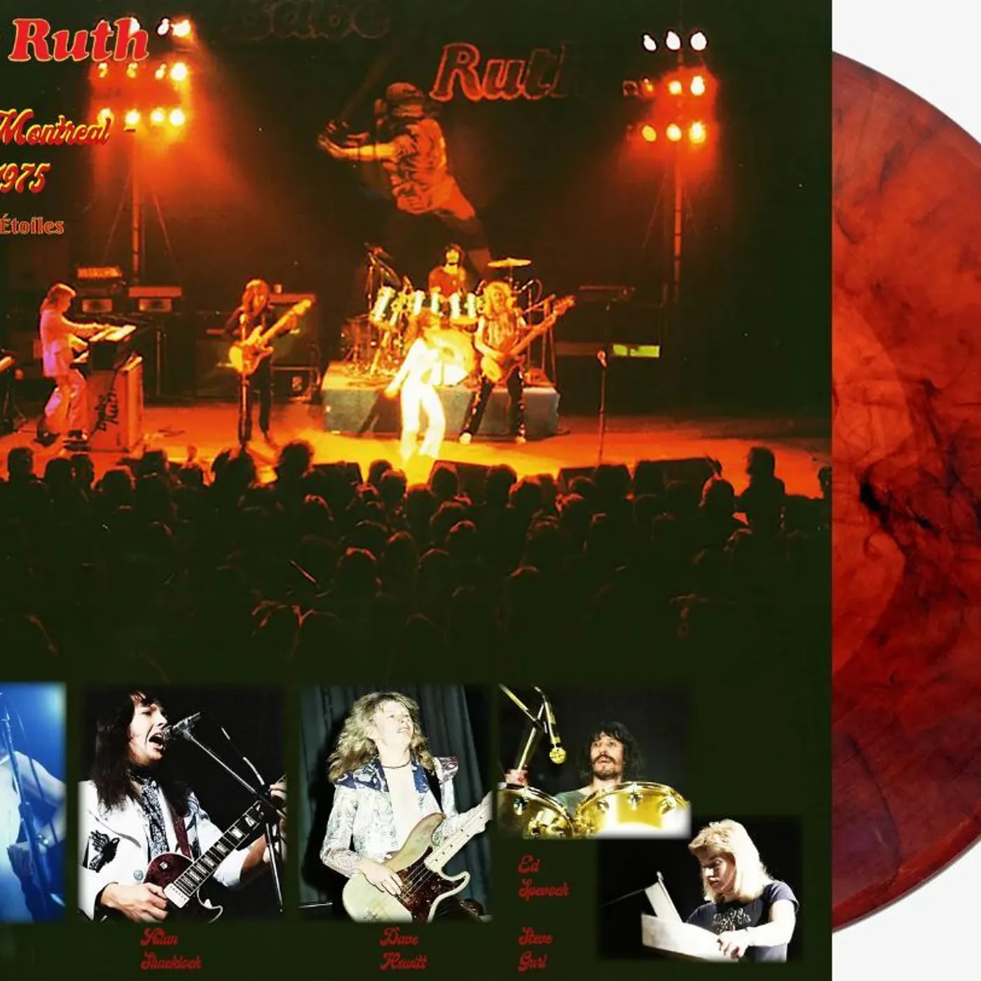 Babe Ruth LP - Live In Montreal April 9. 1975 (Red Marble Vinyl)