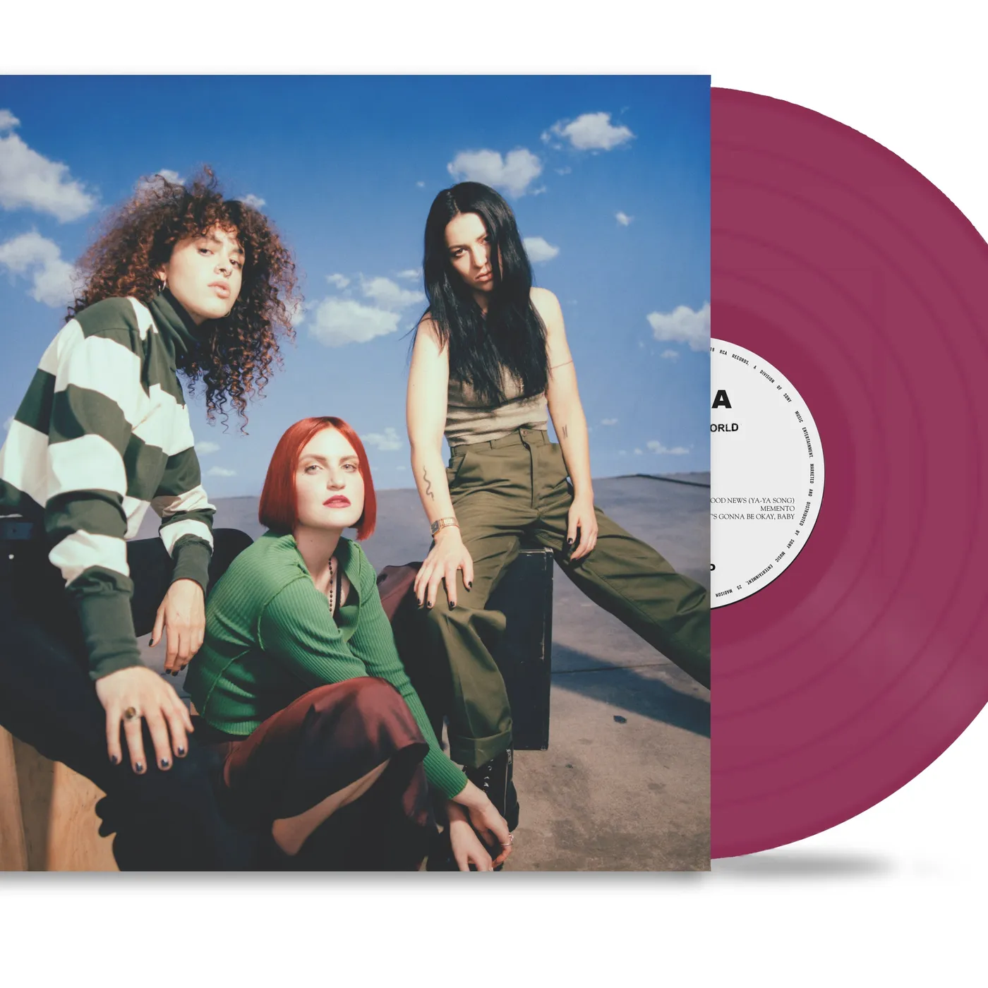 Muna LP - Saves The World (Raspberry Vinyl)