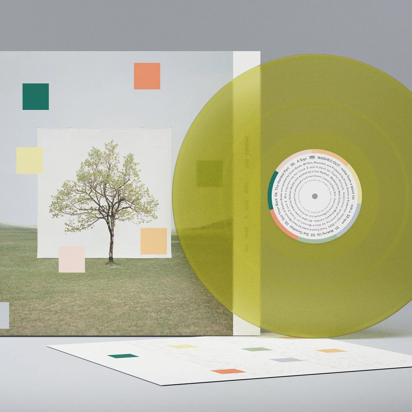 Washed Out LP - Notes From A Quiet Life (Loser Edition) (Yellowy Green Vinyl)