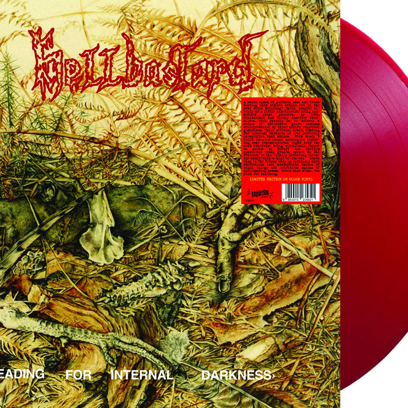Hellbastard LP - Heading For Internal Darkness (Red Vinyl)