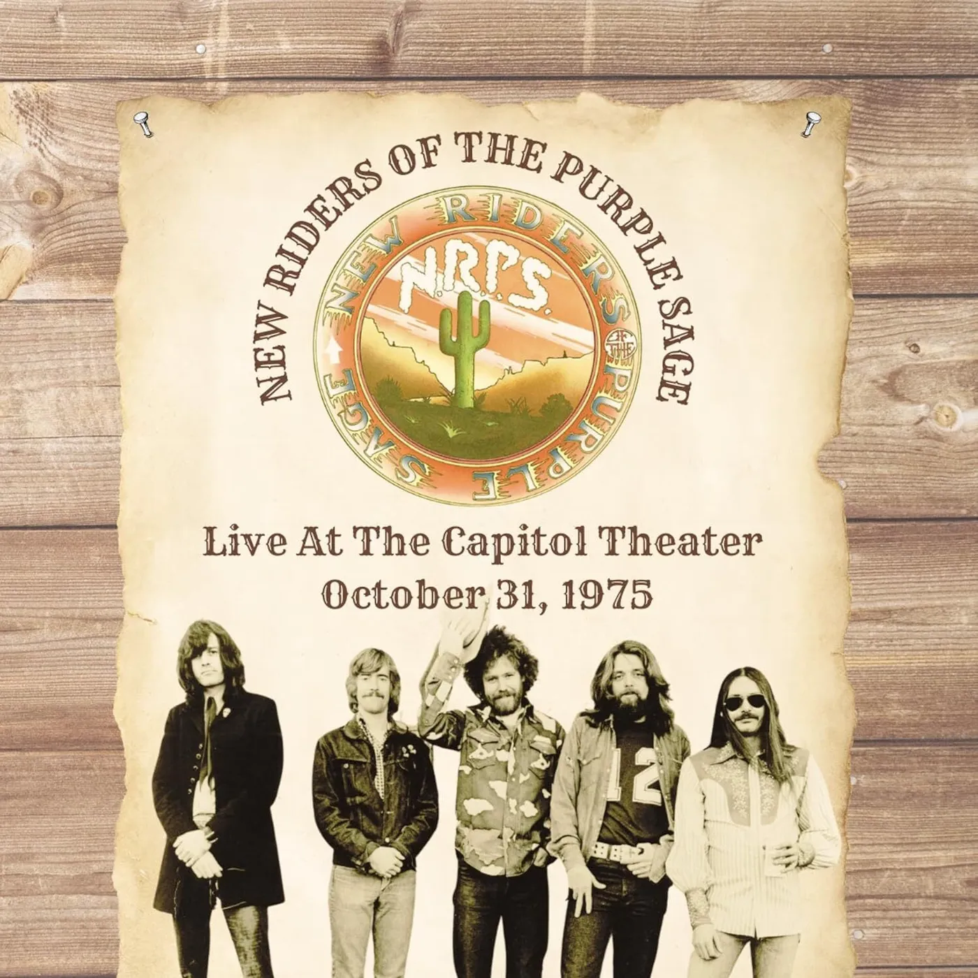 New Riders Of The Purple Sage LP - Live At The Capitol Theater (Natural Clear Vinyl)