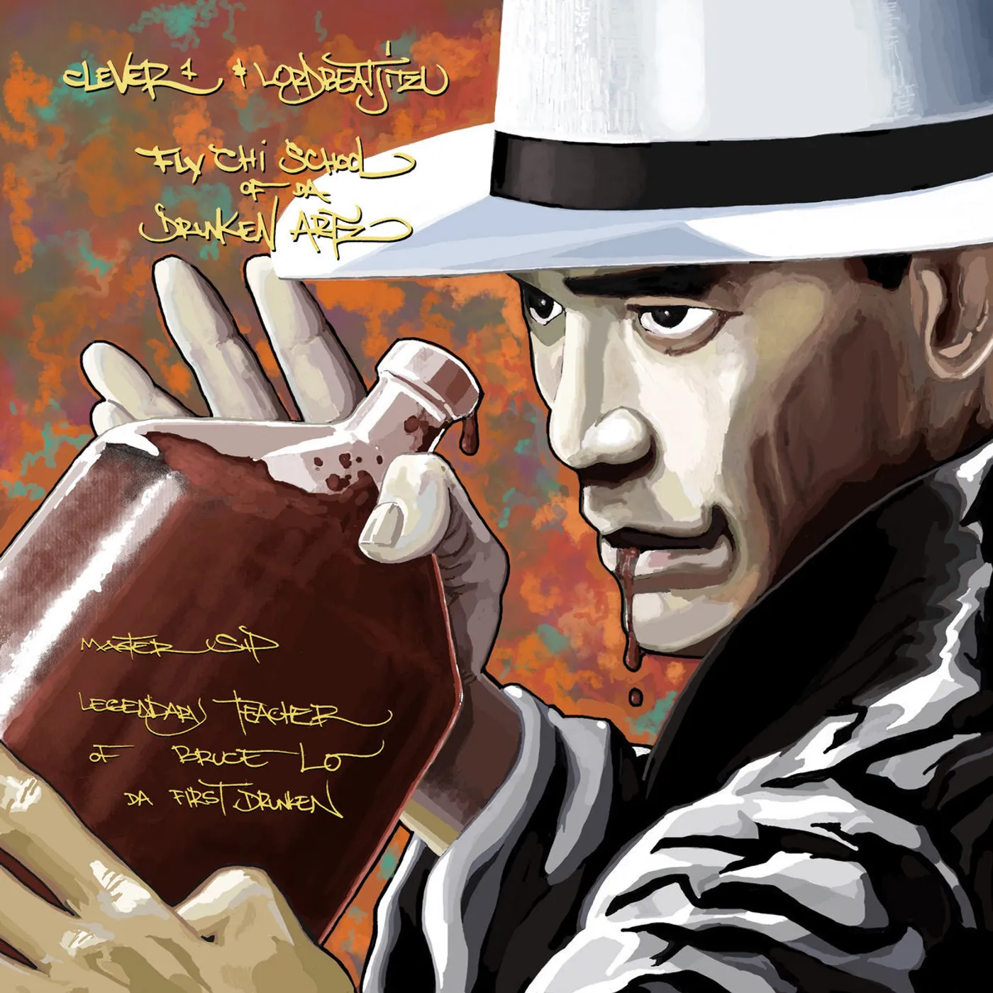 Da Buze Bruvaz Presents Clever 1 X Lord Beatjitzu LP - Master Sip / Legendary Teacher Of Bruce Lo Da First Drunken (Vinyl)