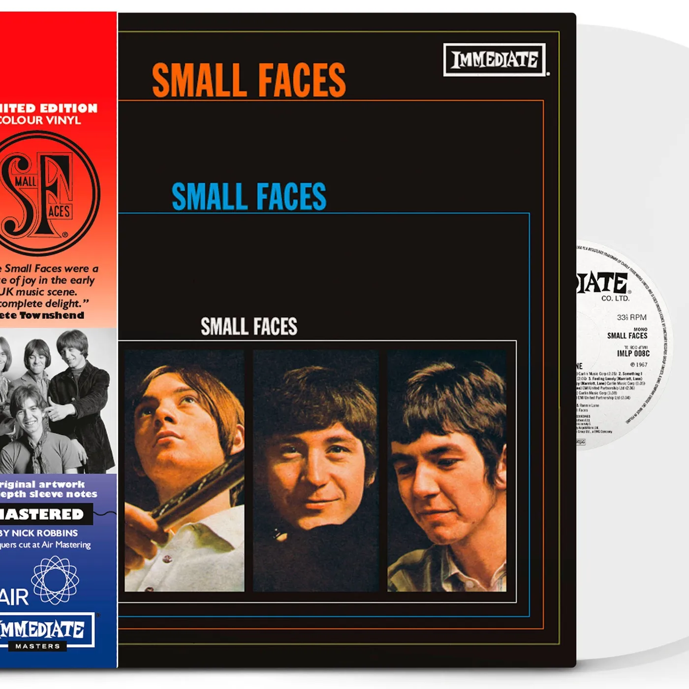 Small Faces LP - Small Faces (White Vinyl)