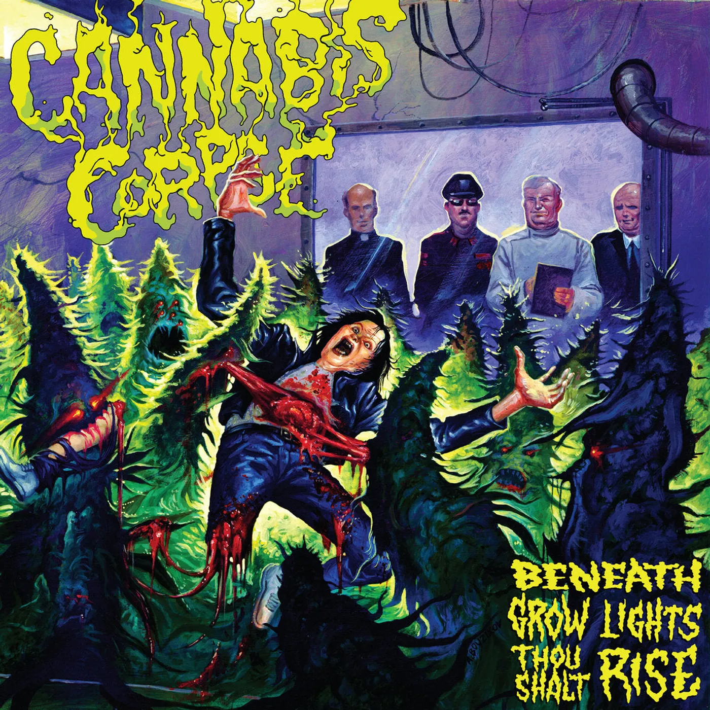 Cannabis Corpse LP - Beneath Grow Lights Thou Shalt Rise (Picture Disc) (Vinyl)