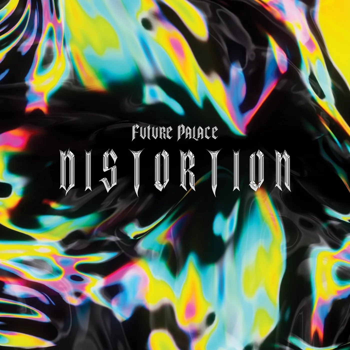 Future Palace LP - Distortion (Pink/Green/Turquoise/Yellow Transparent Twister Vinyl)