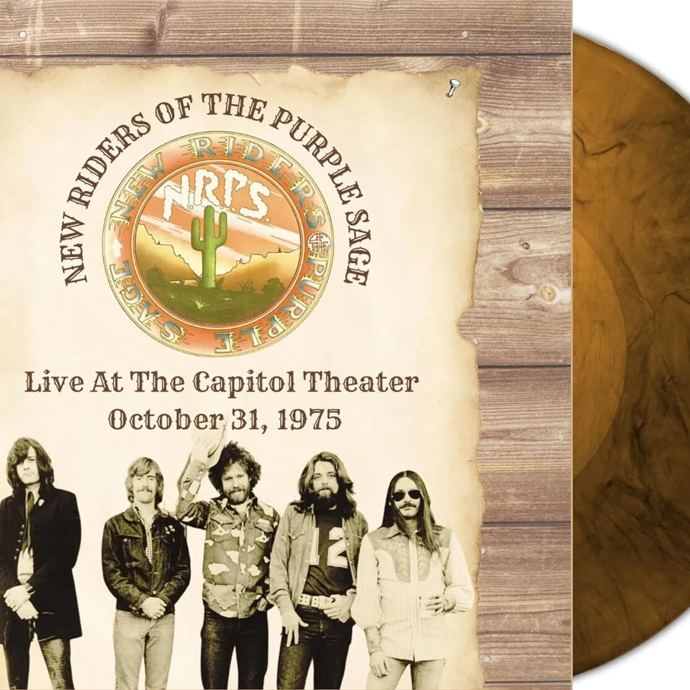 New Riders Of The Purple Sage LP - Live At The Capitol Theater (Orange Marble Vinyl)