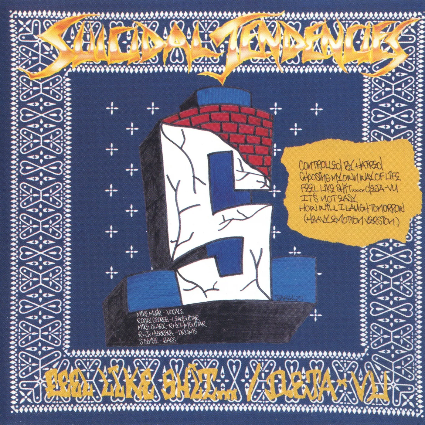 Suicidal Tendencies LP - Controlled By Hatred / Feel Like Shit... Deja Vu (Fruit Punch Vinyl)