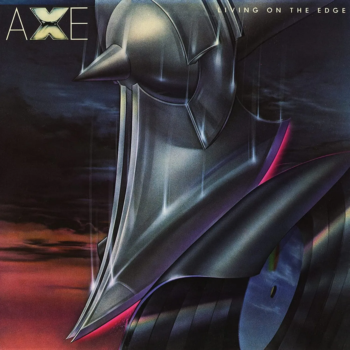 Axe LP - Living On The Edge (Blue Vinyl)