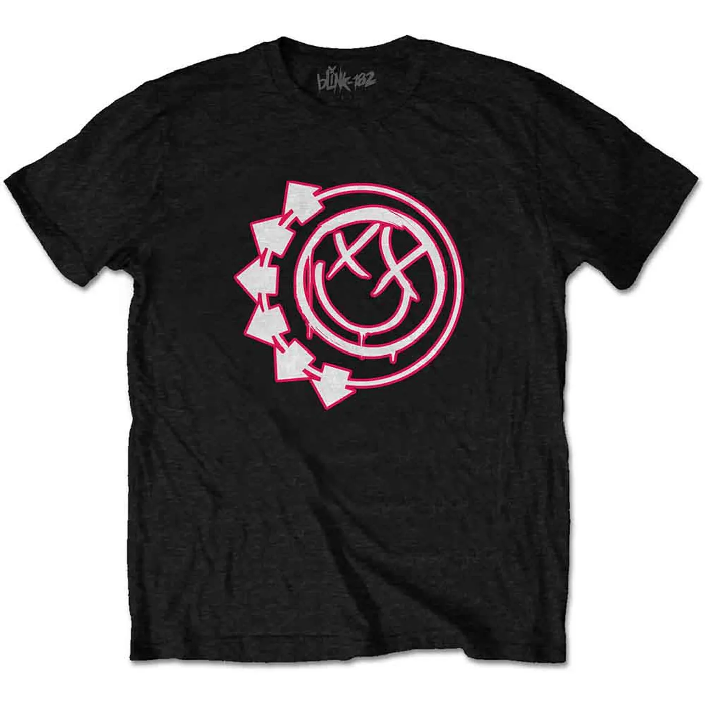 Blink-182 T Shirt - Six Arrow Smile