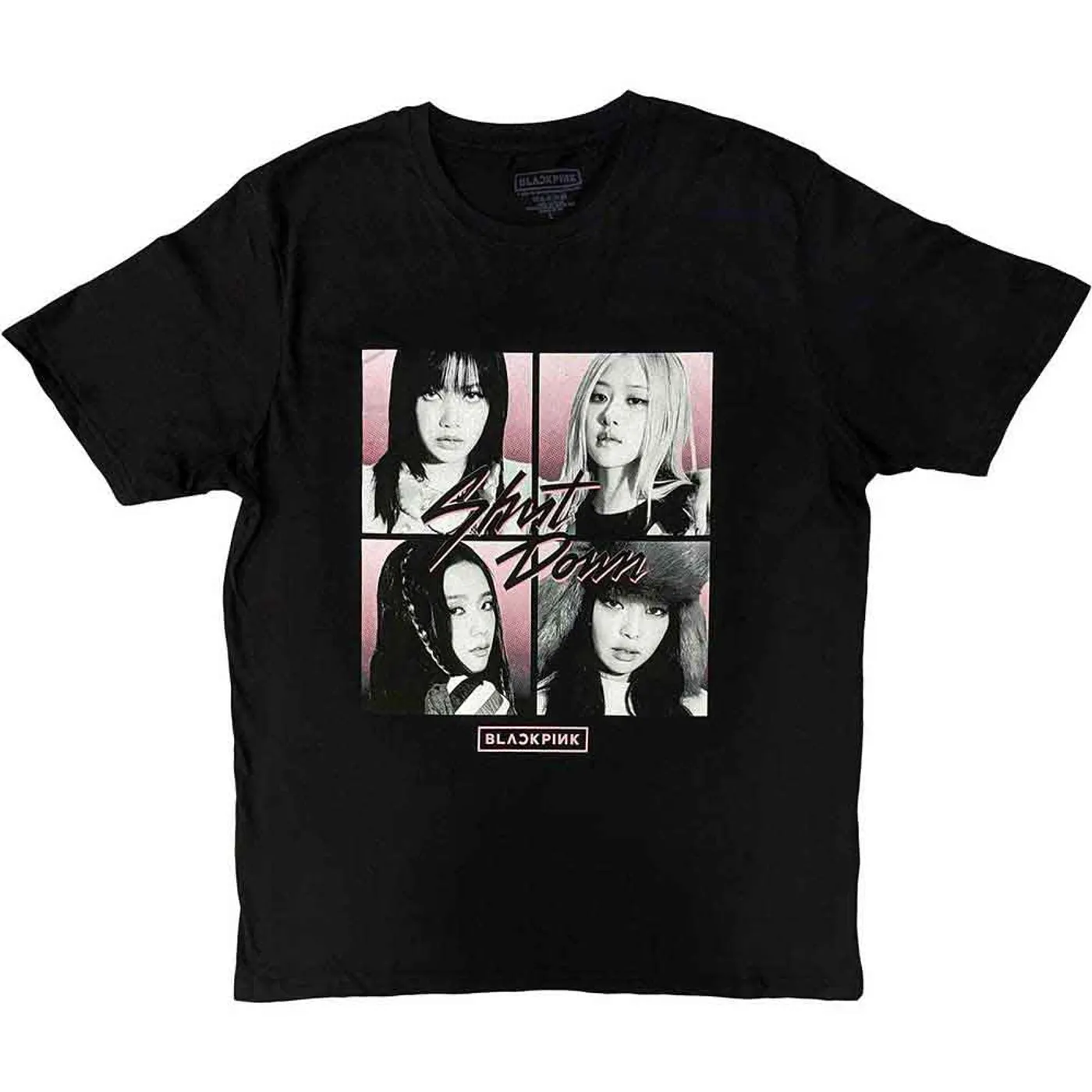 Blackpink T Shirt - Shut Down Photo Grid