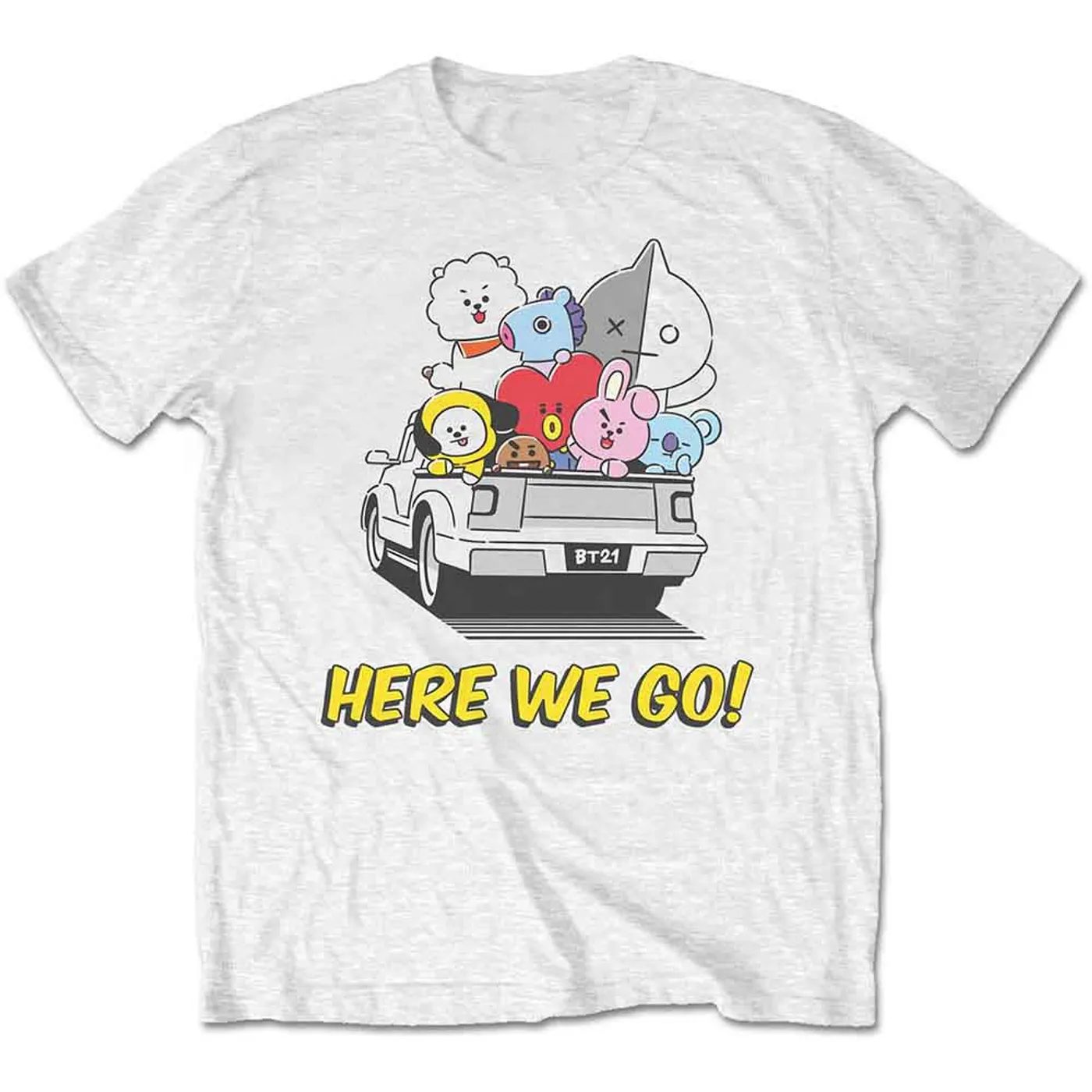 BT21 T Shirt - Here We Go