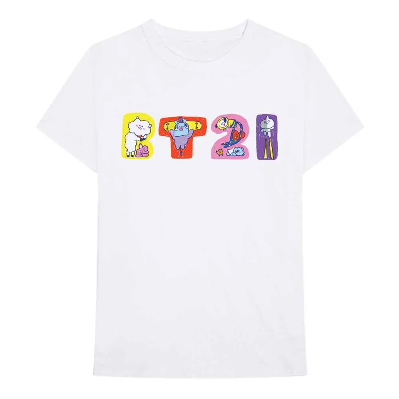 BT21 T Shirt - Doodle Letters