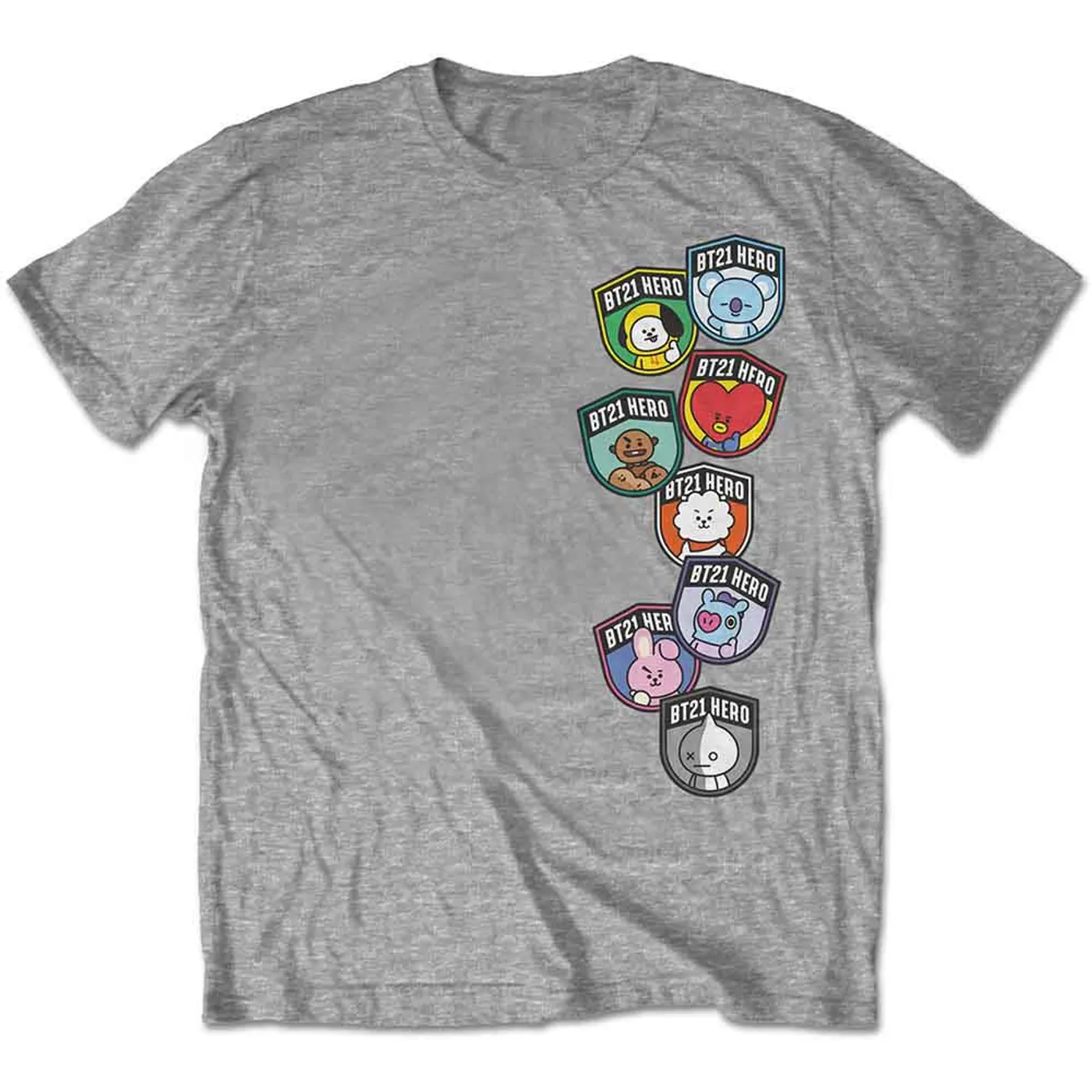 BT21 T Shirt - Badges
