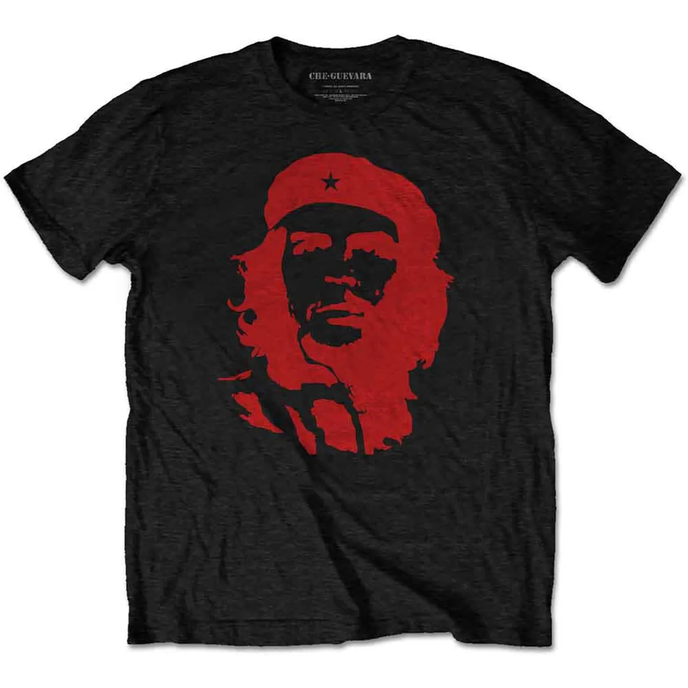 Che Guevara T Shirt - Red On Black