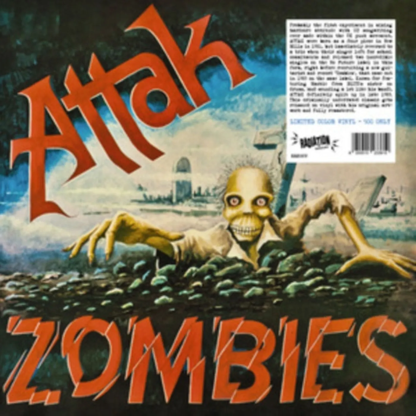 Attak LP Vinyl Record - Zombies (Green Vinyl)