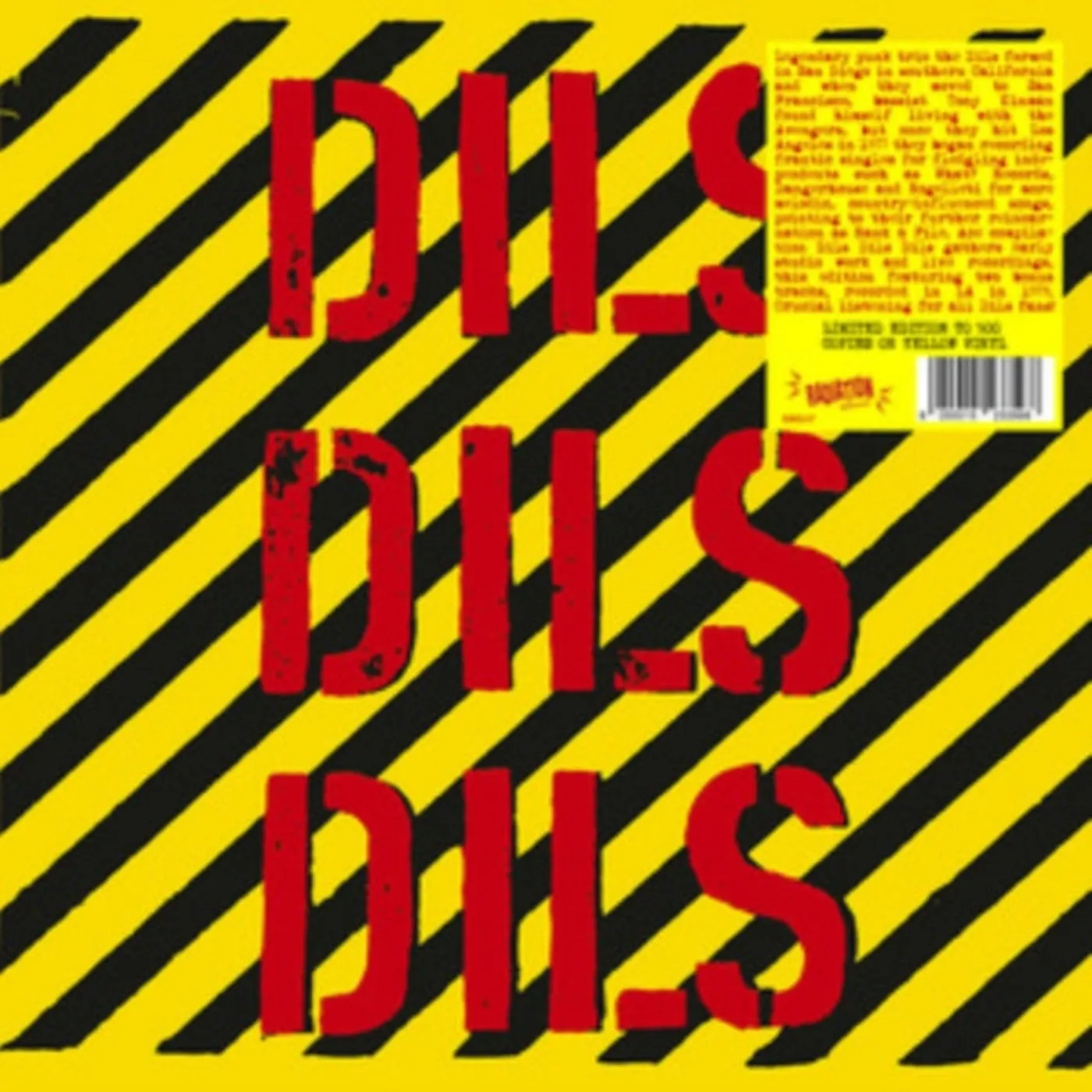 Dils LP Vinyl Record - Dils Dils Dils (Yellow Vinyl)