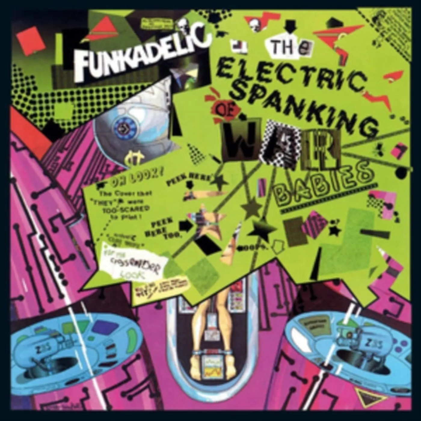 Funkadelic LP Vinyl Record - The Electric Spanking Of War Babies (Green Fluorescent Vinyl)