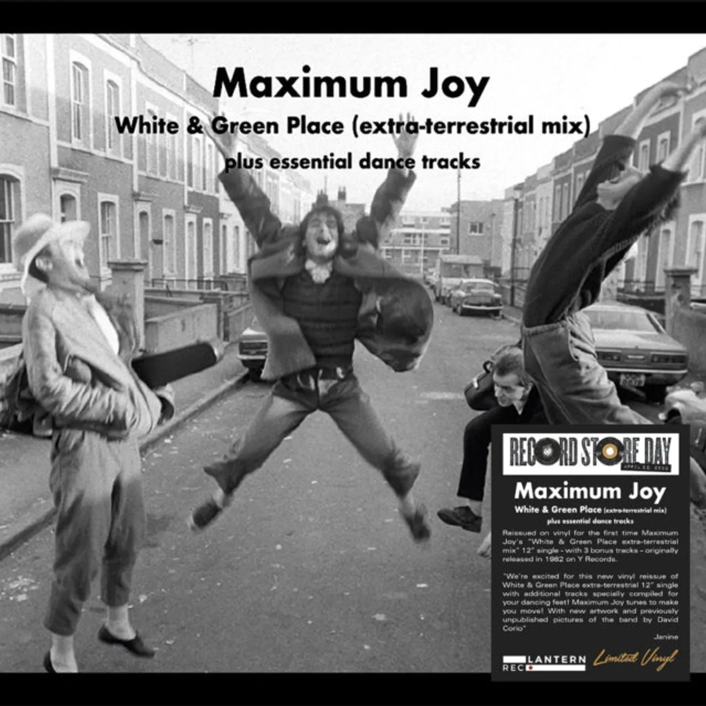 Maximum Joy LP Vinyl Record - White & Green Place (Extra-Terrestrial Mix) (+Essential Dance Tracks) (Rsd 20. 23)