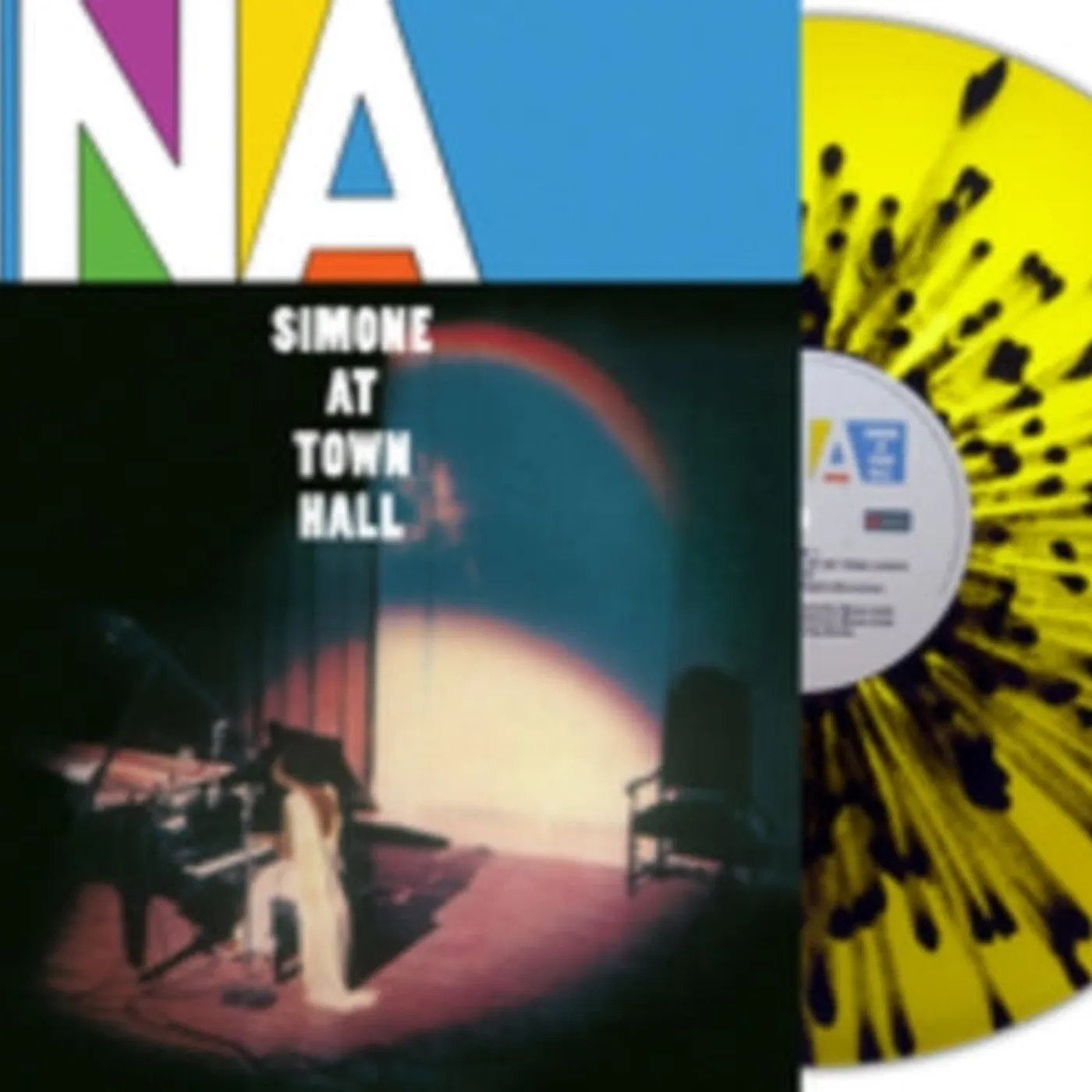 Nina Simone LP Vinyl Record - At Town Hall (Yellow/Black Splatter Vinyl)