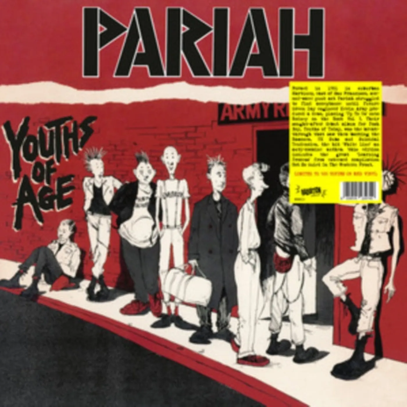 Pariah LP Vinyl Record - Youths Of Age (Red Vinyl)