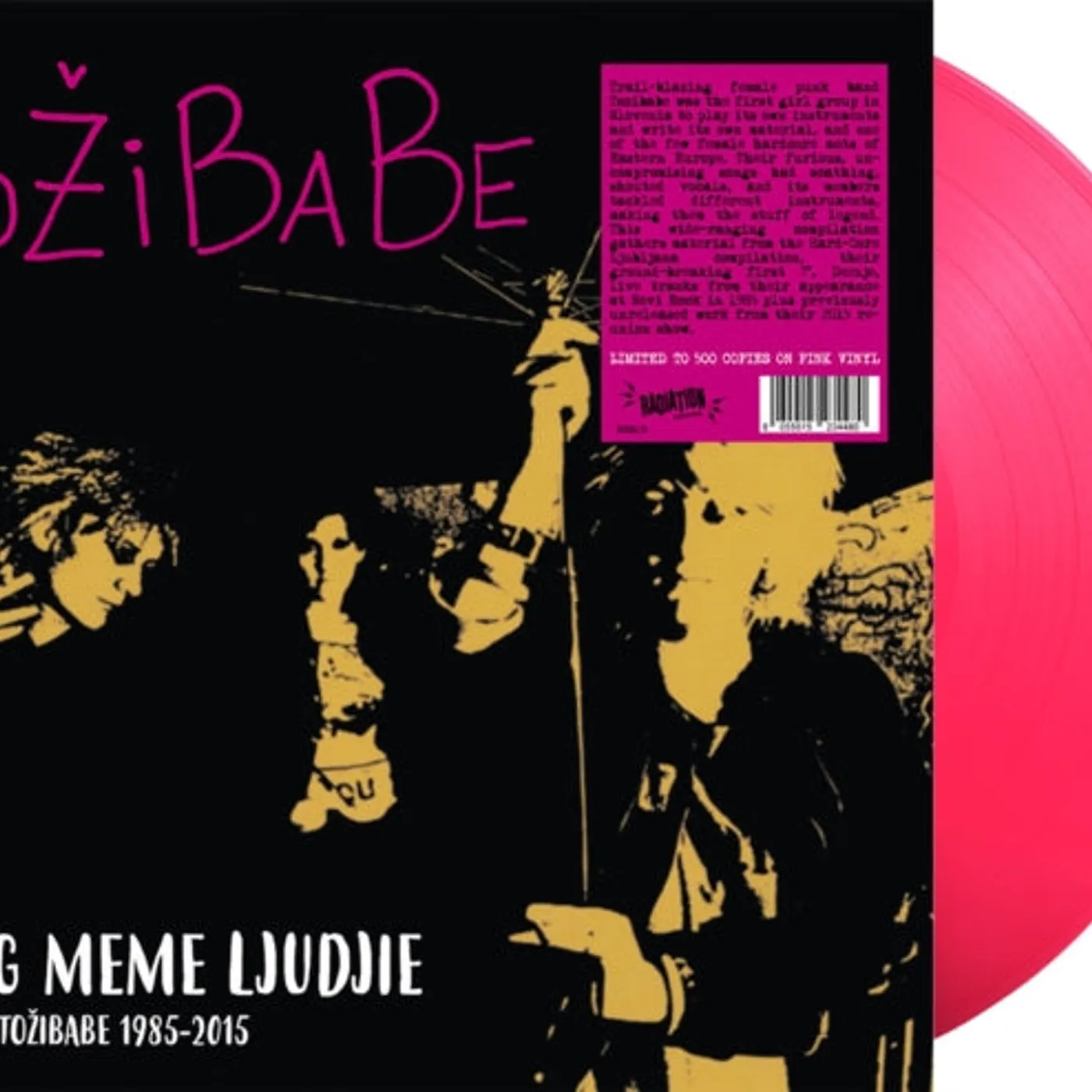 Tožibabe LP Vinyl Record - Ekreg Meme Ljudjie - Complete Tozibabe 19 85-20. 15  (Pink Vinyl)