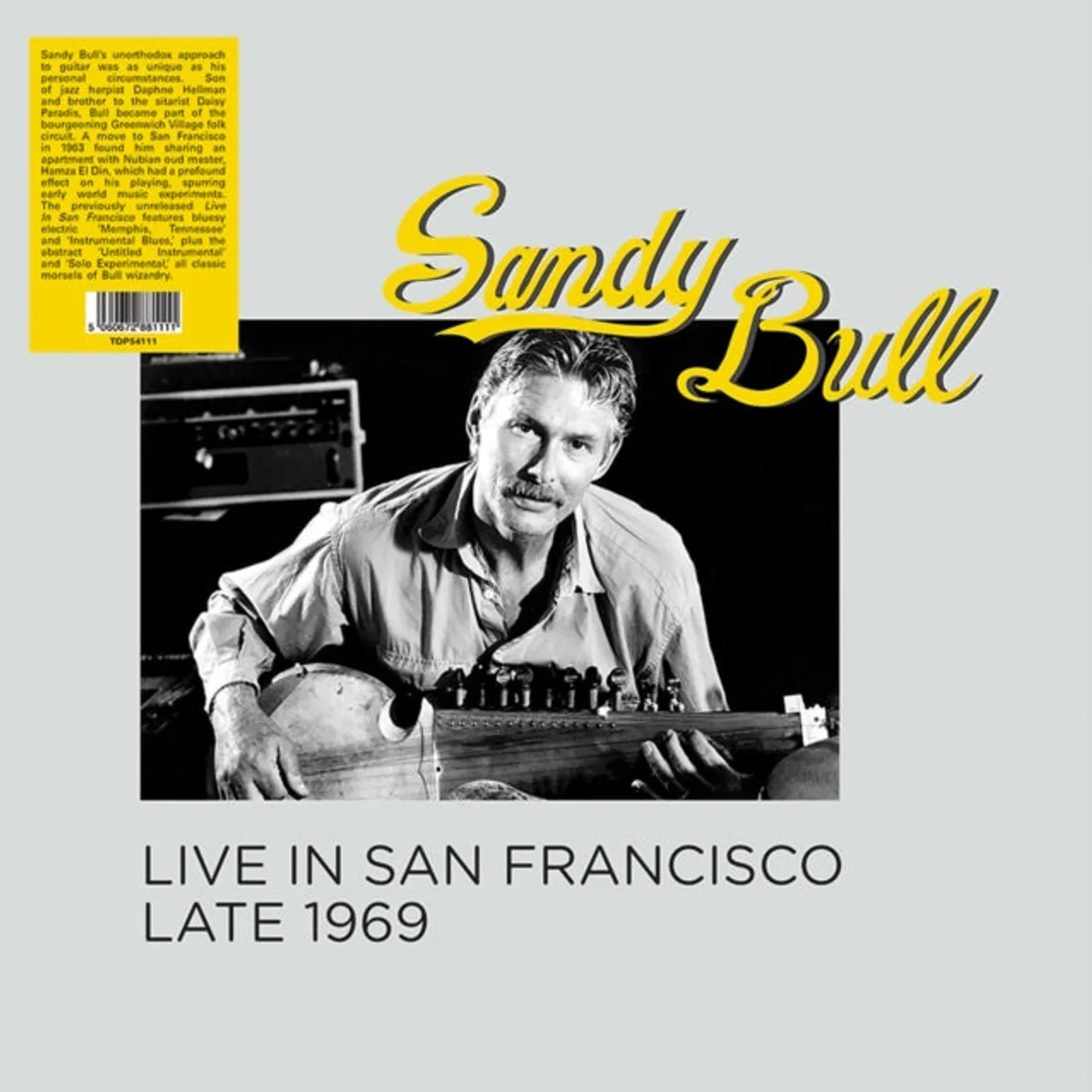 Sandy Bull LP - Live In San Francisco Late 1969 (Vinyl)
