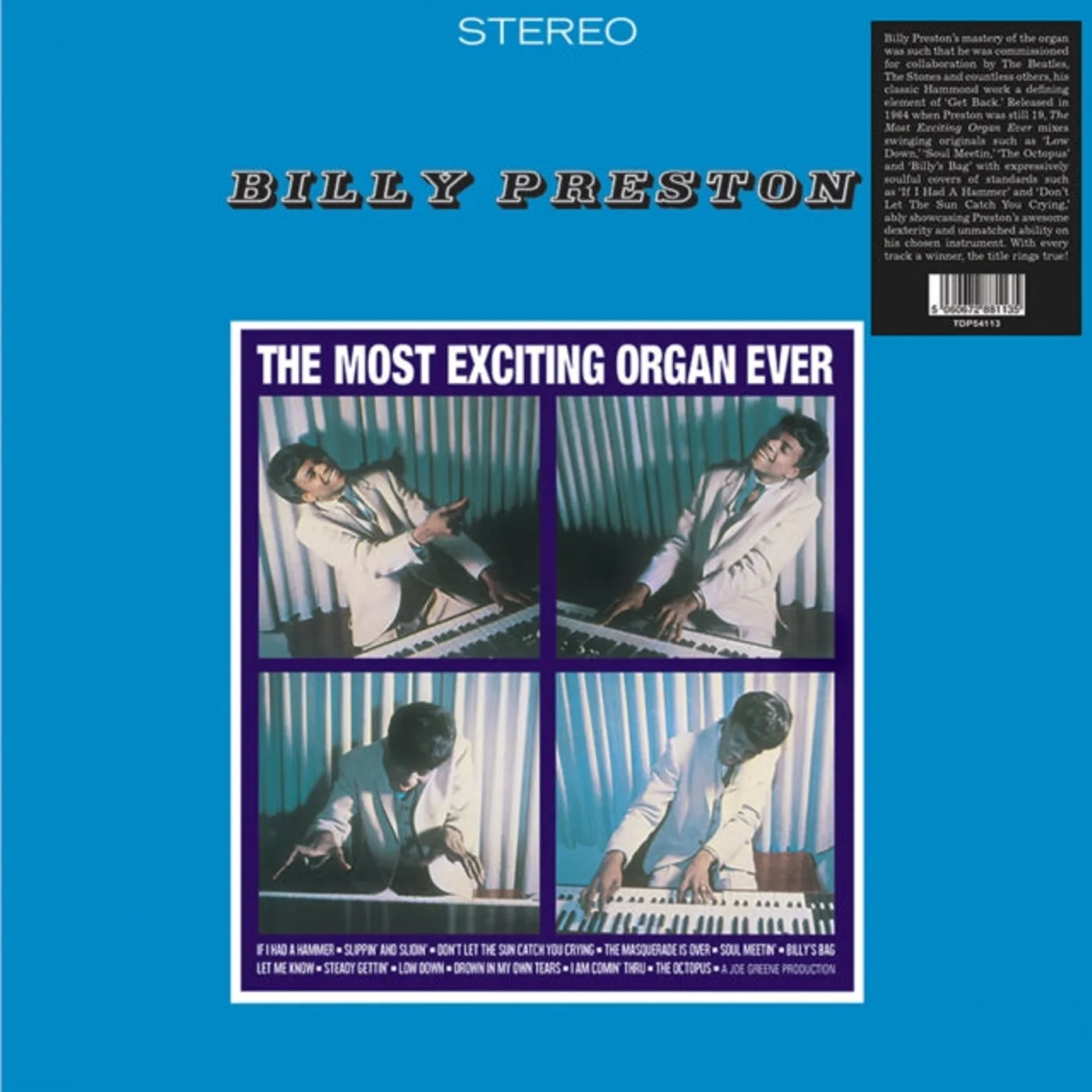 Billy Preston LP - The Most Exciting Organ Ever (Vinyl)