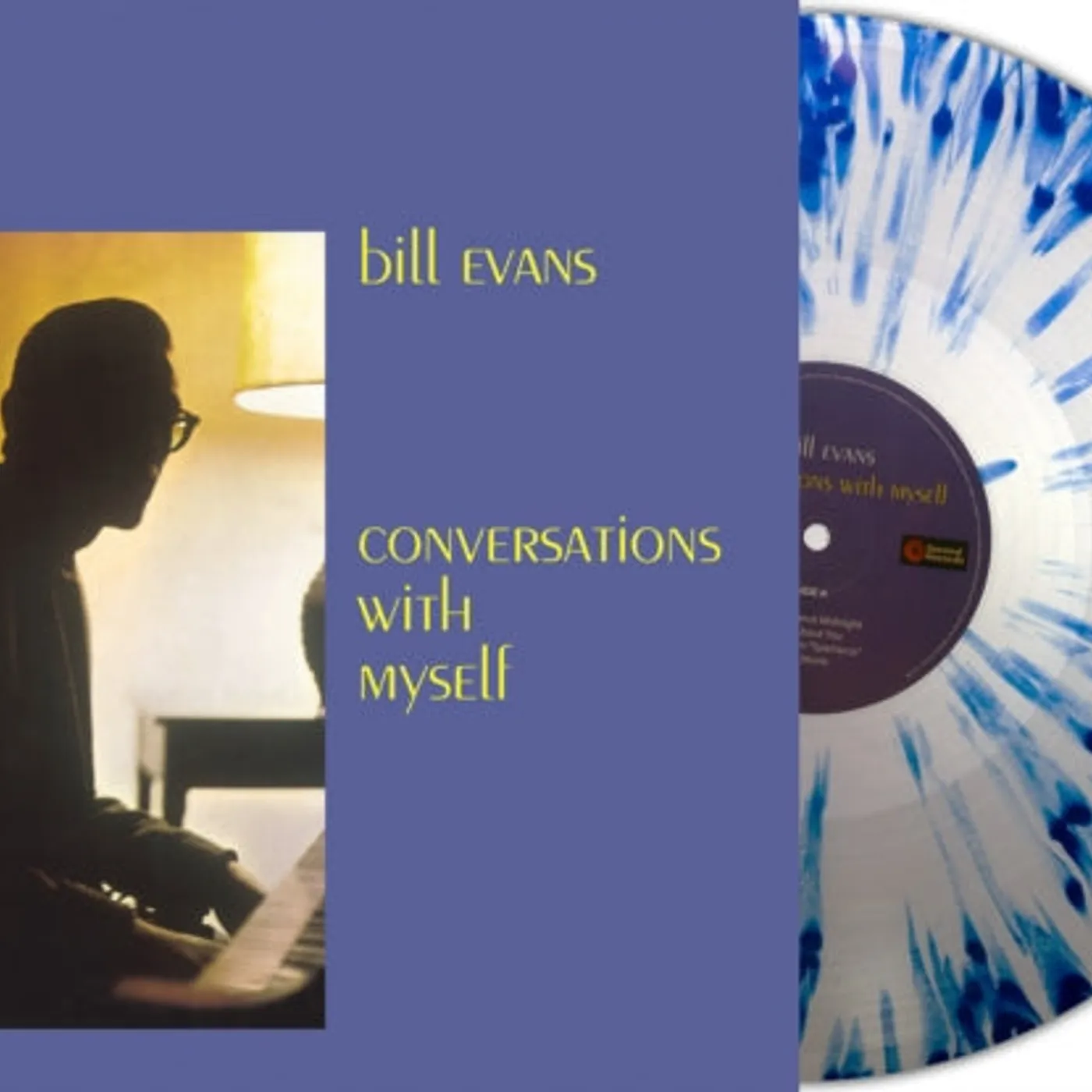 Bill Evans LP - Conversations With Myself (Clear/Blue Splatter Vinyl)