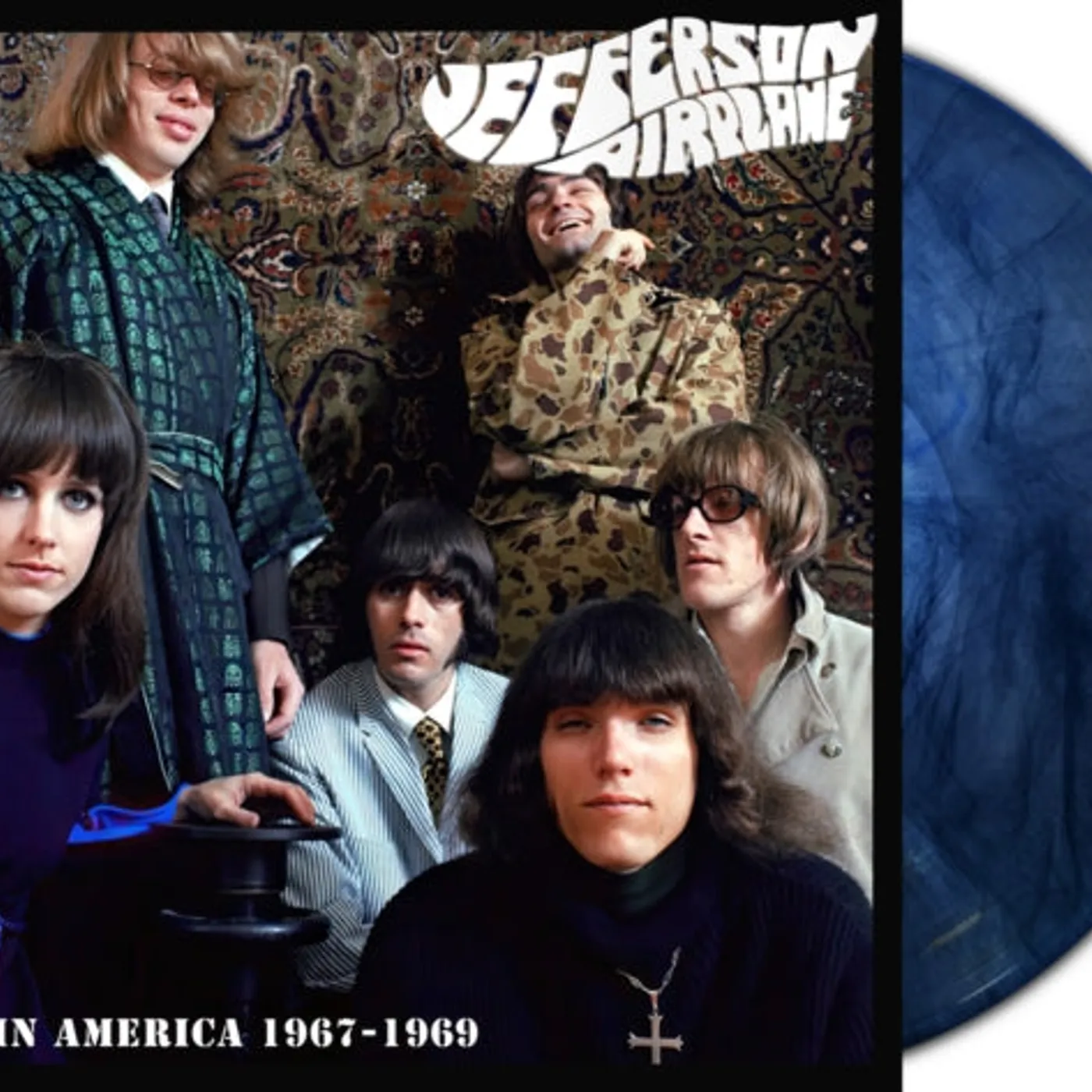 Jefferson Airplane LP - Alive In America 1967-1969 (Blue Marble Vinyl)