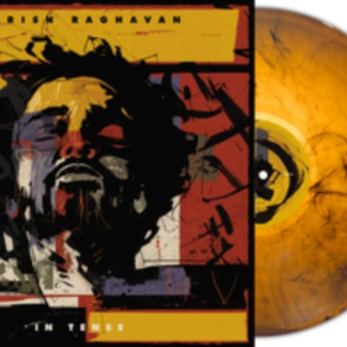 Harish Raghavan LP - In Tense (Orange Marble Vinyl)