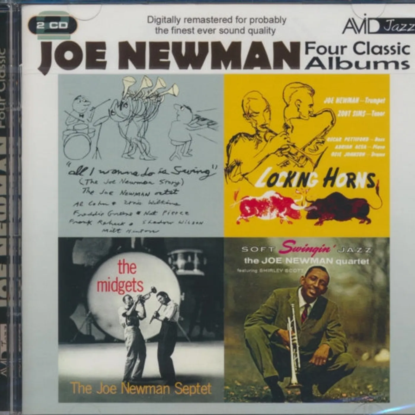 Joe Newman CD - Four Classic Albums (Locking Horns / All I Wanna Do Is Swing / The Midgets / Soft Swingin' Jazz)