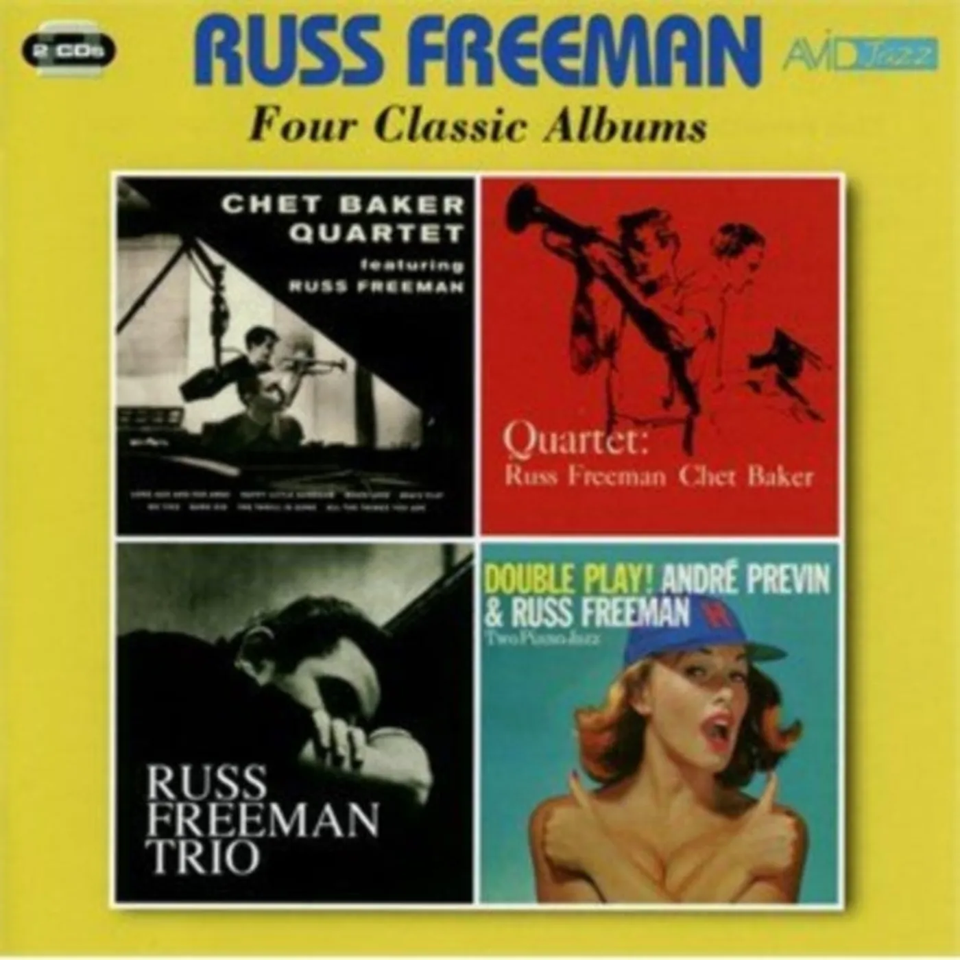 Russ Freeman CD - Four Classic Albums (Chet Baker Quartet Featuring Russ Freeman / Quartet / Trio / Double Play)
