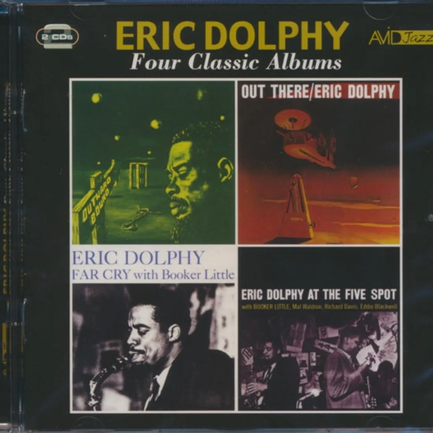 Eric Dolphy CD - Four Classic Albums (Outward Bound / Out There / Far Cry / Eric Dolphy At The Five Spot)
