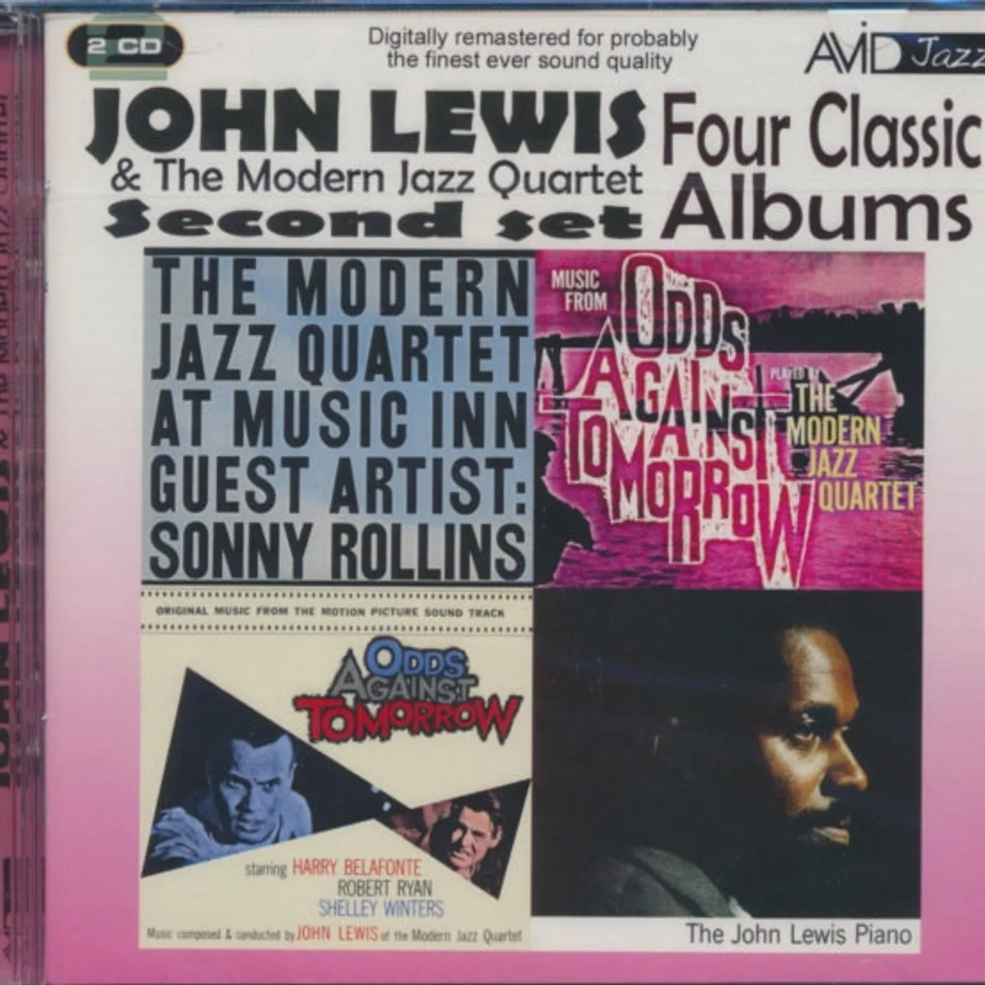 John Lewis & The Modern Jazz Quartet CD - Four Classic Albums (At Music Inn - Vol 2 / Odds Against Tomorrow / The John Lewis Piano / Odds Against Tomorrow - Soundtrack)