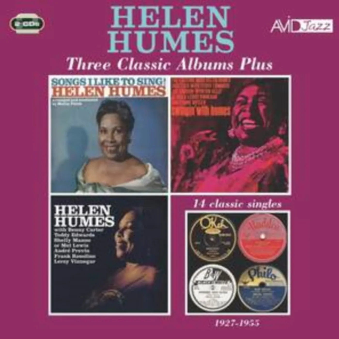 Helen Humes CD - Three Classic Albums Plus (Songs I Like To Sing! / Swingin' With Humes / Helen Humes)