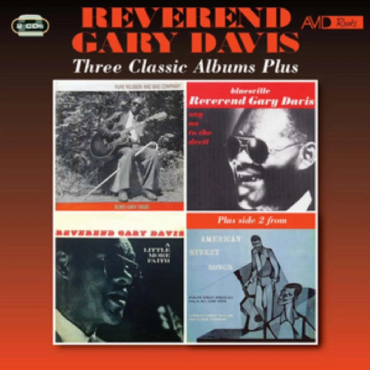 Reverend Gary Davis CD - Three Classic Albums