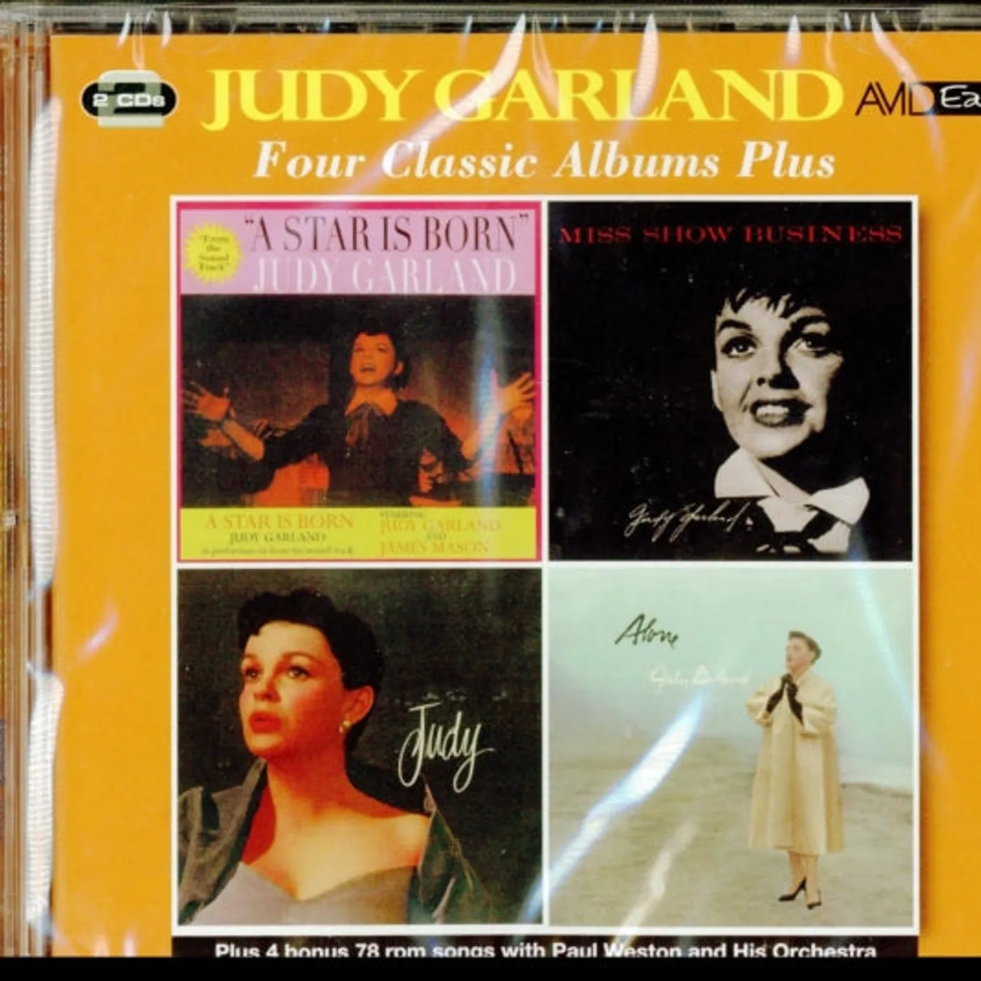 Judy Garland CD - Four Classic Albums Plus (A Star Is Born / Miss Show Business / Judy / Alone)