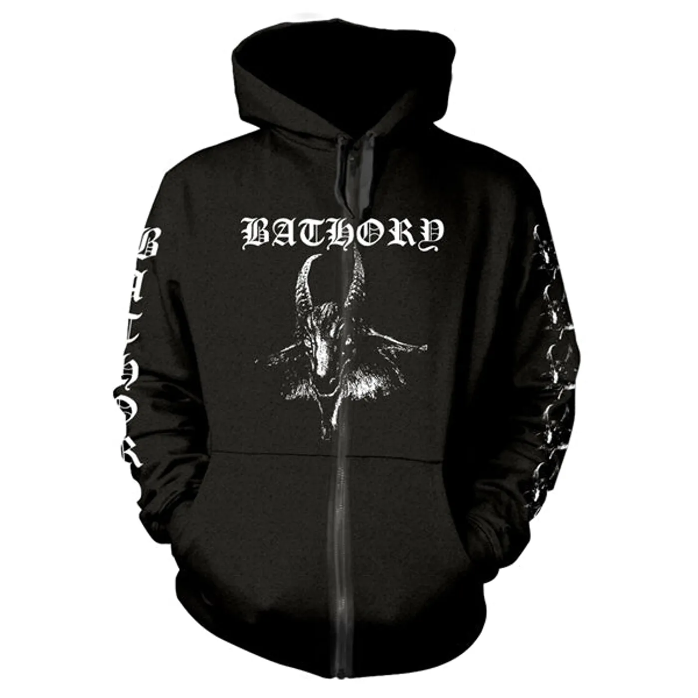 Bathory Zip Hoodie - Goat