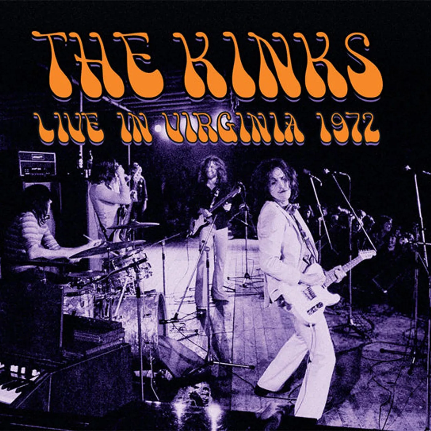 The Kinks LP - Live In Virginia 1972 (2lp Orange Vinyl)