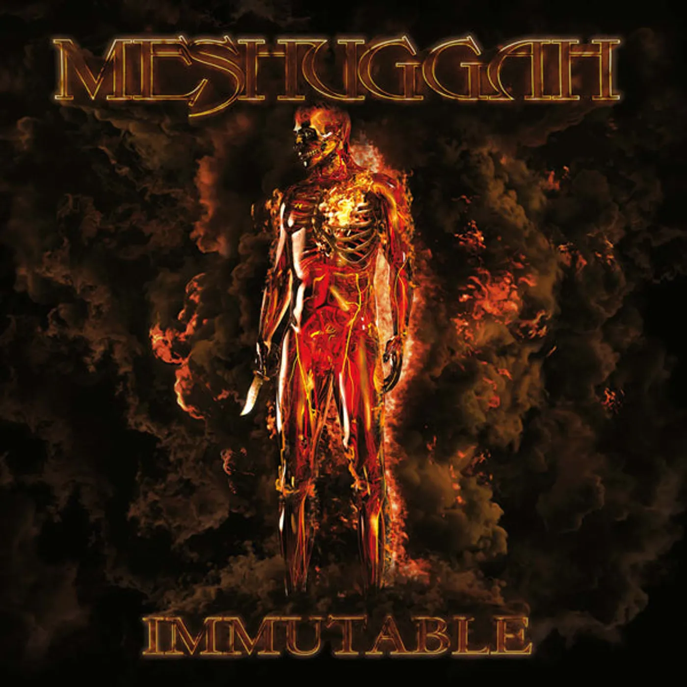 Meshuggah LP - Immutable (Red/White/Black Swirl Vinyl)