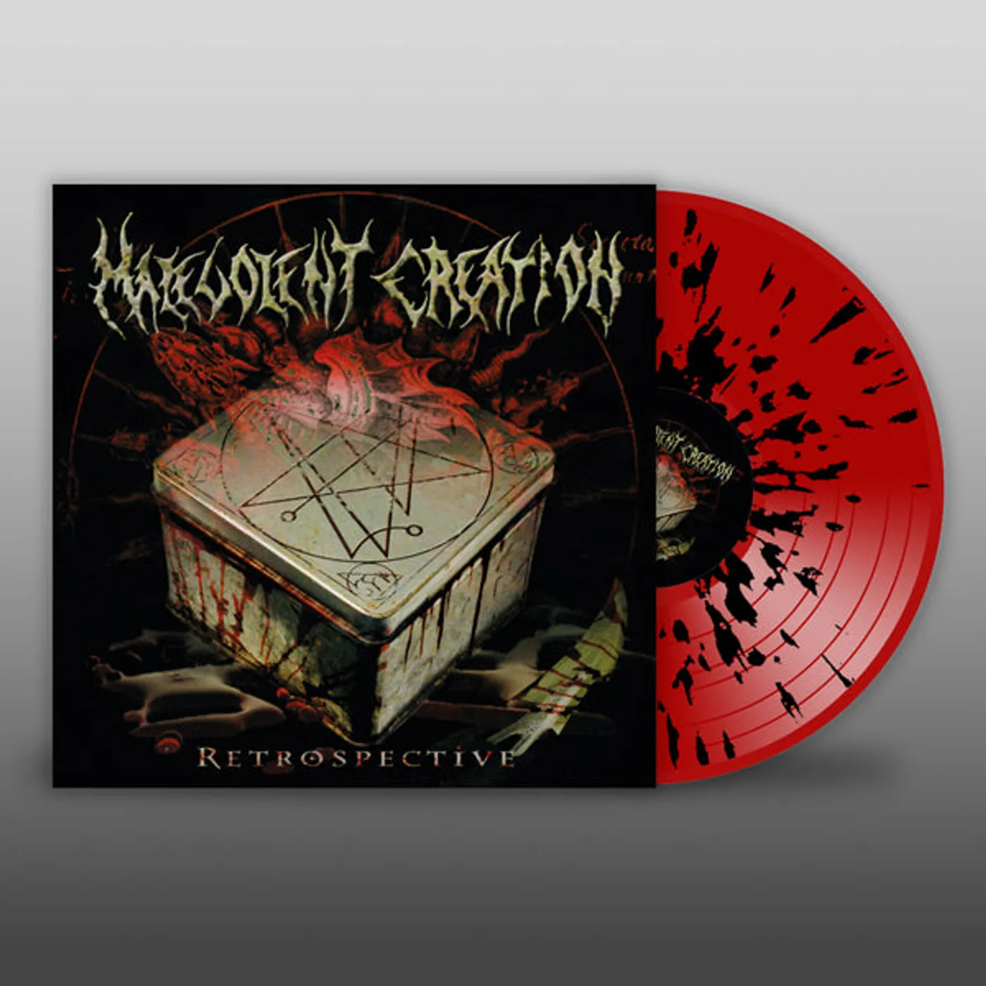 Malevolent Creation LP - Retrospective (Red W/ Black Splatter Vinyl)
