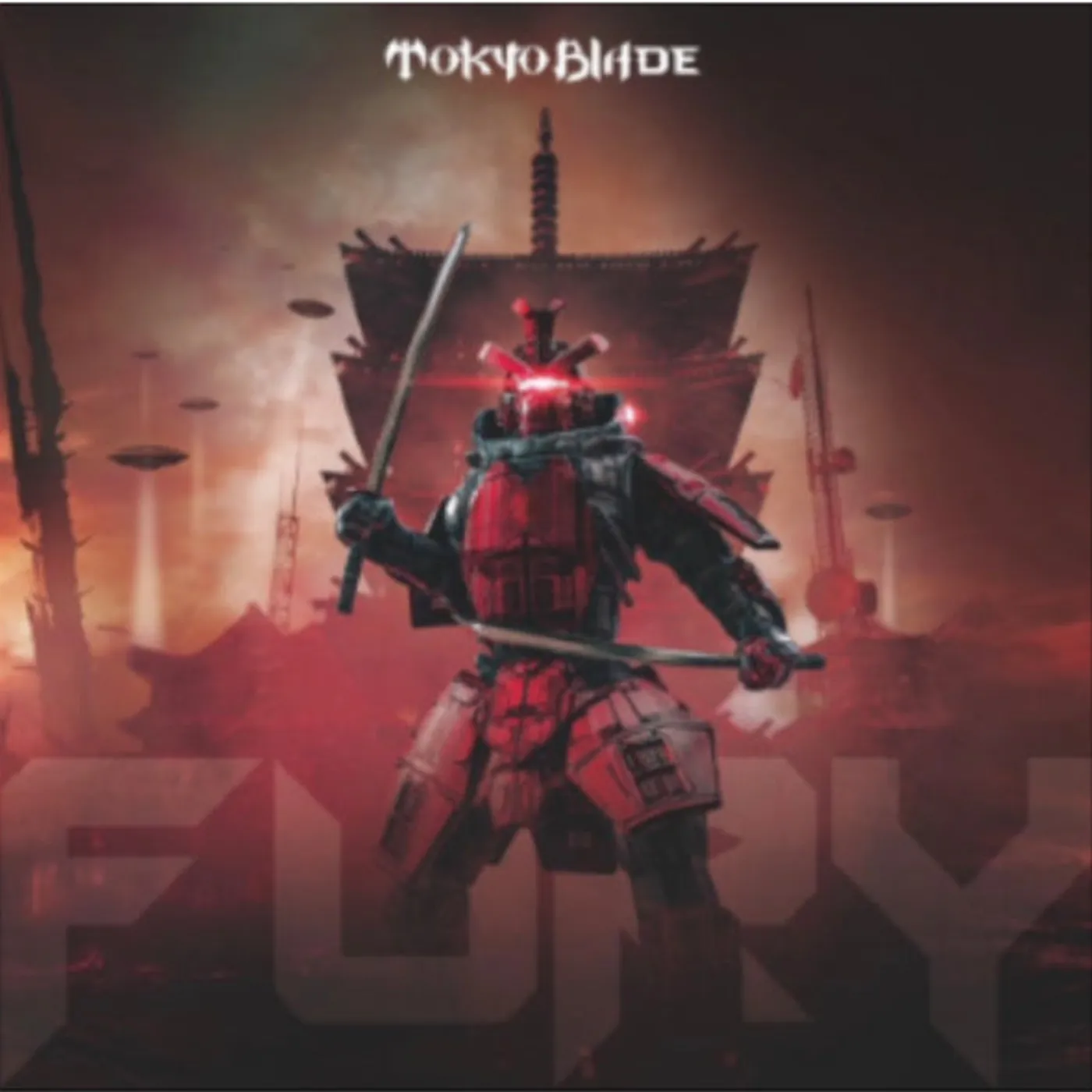 Tokyo Blade LP - Fury - 2lp Transparent Red Splatter Vinyl
