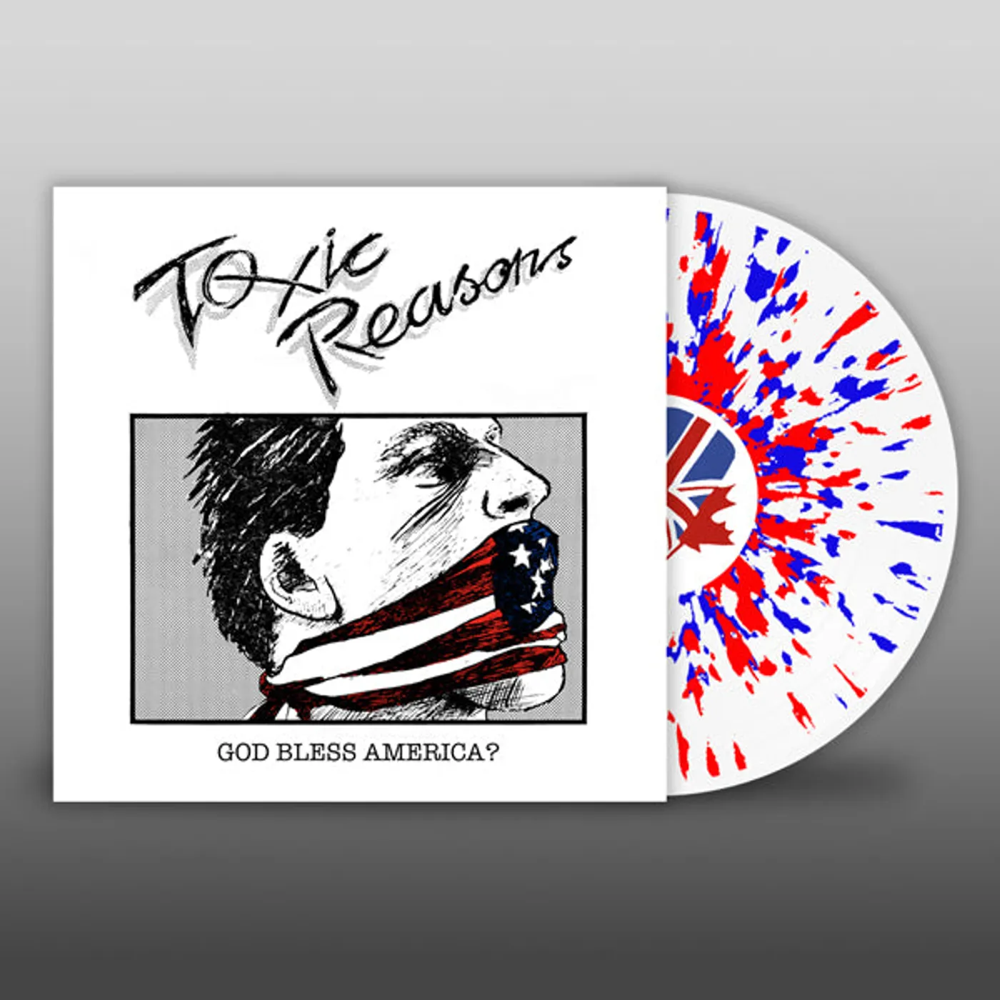 Toxic Reasons LP - God Bless America? (Red/White/Blue Splatter Vinyl)