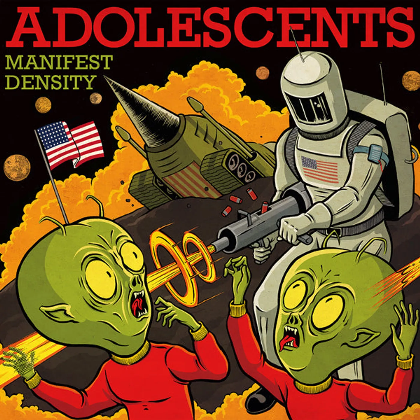 Adolescents LP - Manifest Density (Ltd.Gold Vinyl)