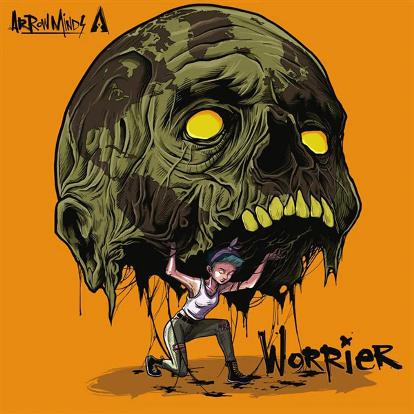 Arrow Minds LP - Worrier (Grey/Black Marble Vinyl)